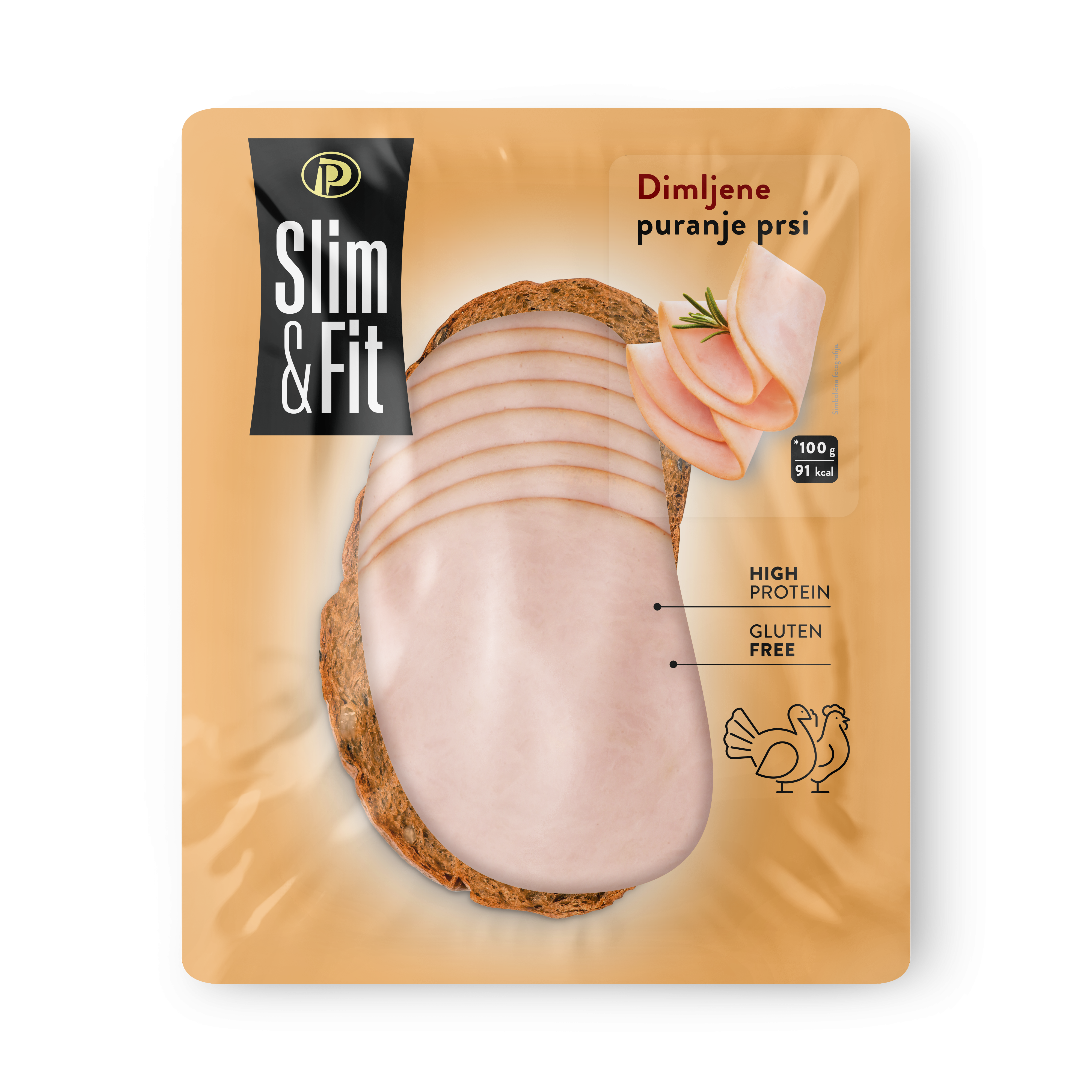 SlimFit Dimljene puranje prsi narezek 2025