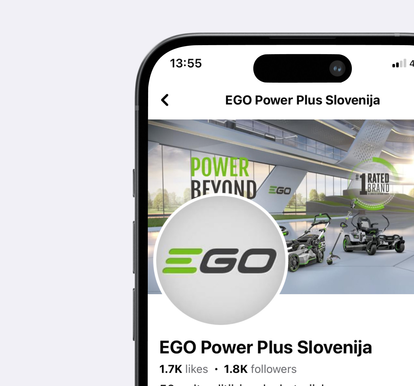 EGO Power + socialna omrežja
