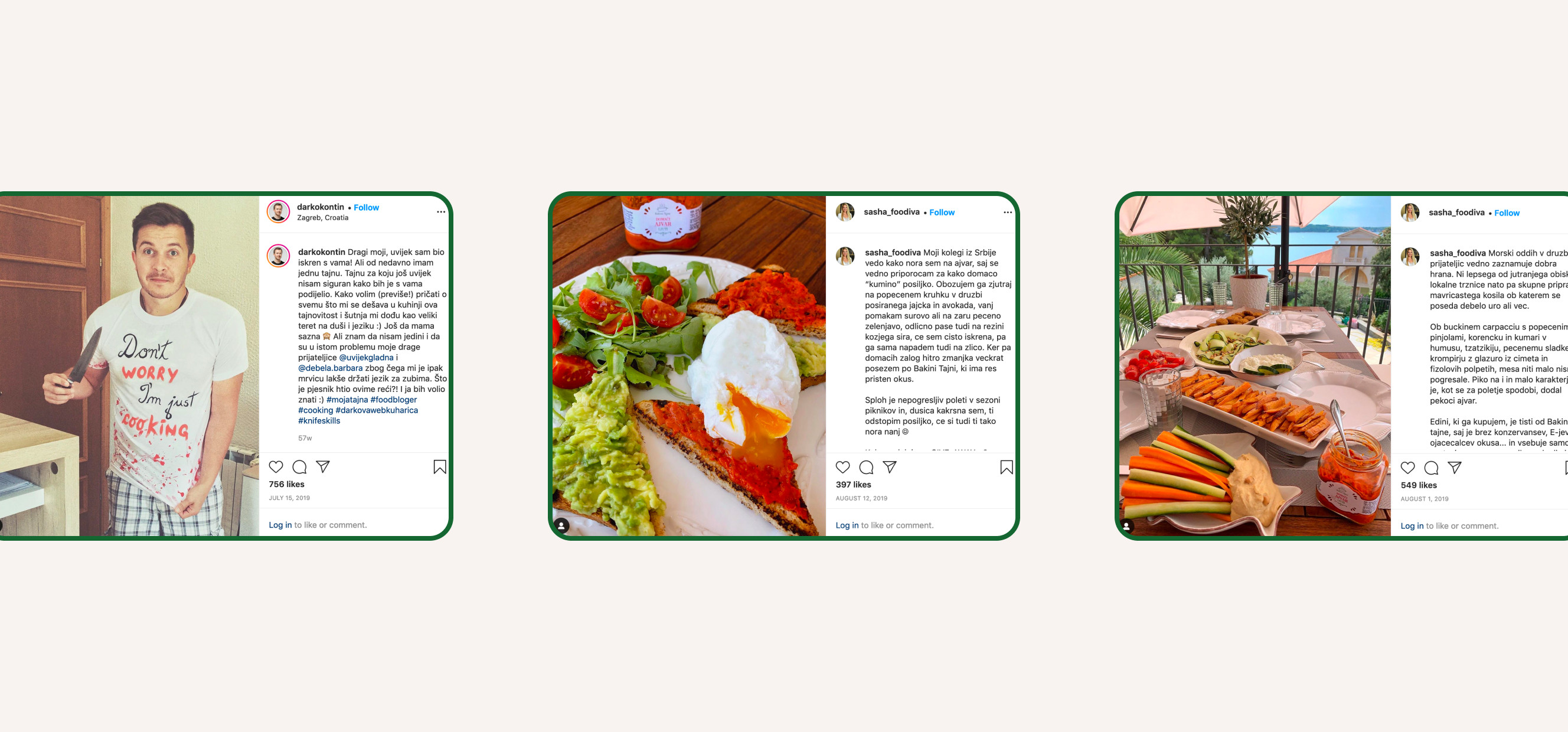 Bakina Tajna in socialna omrežja