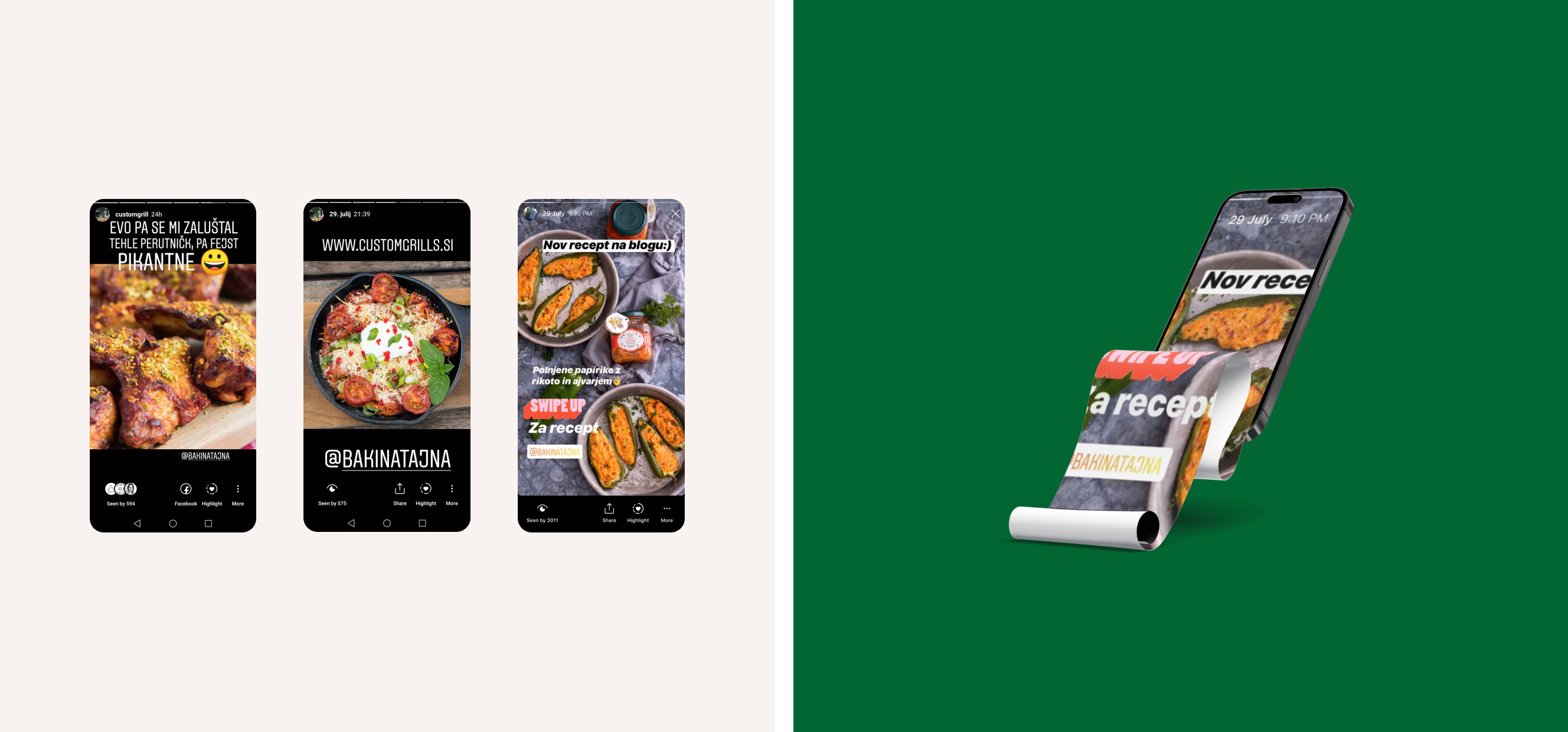 Bakina Tajna družabna omrežja