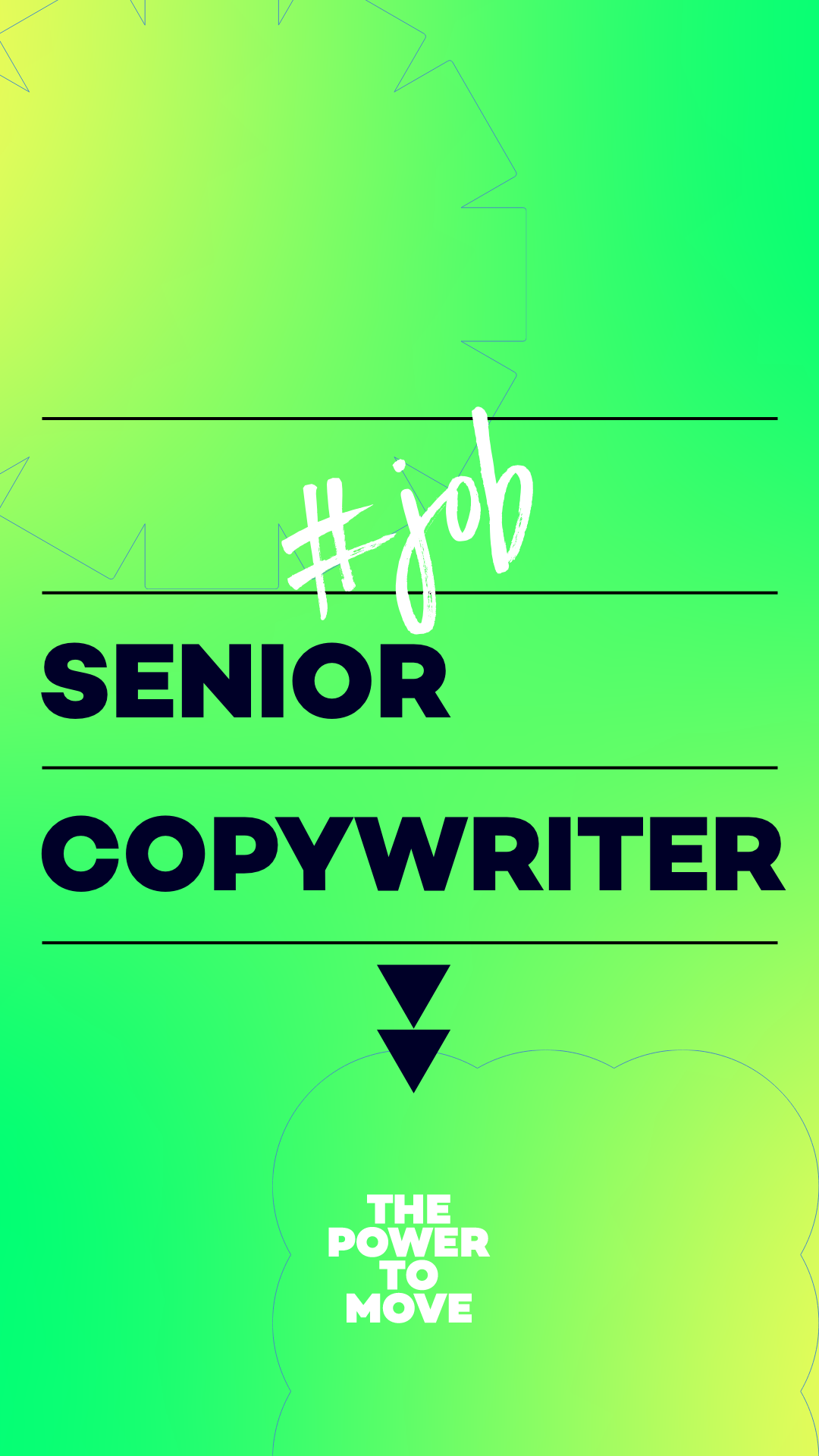 Job: Senior copywriter