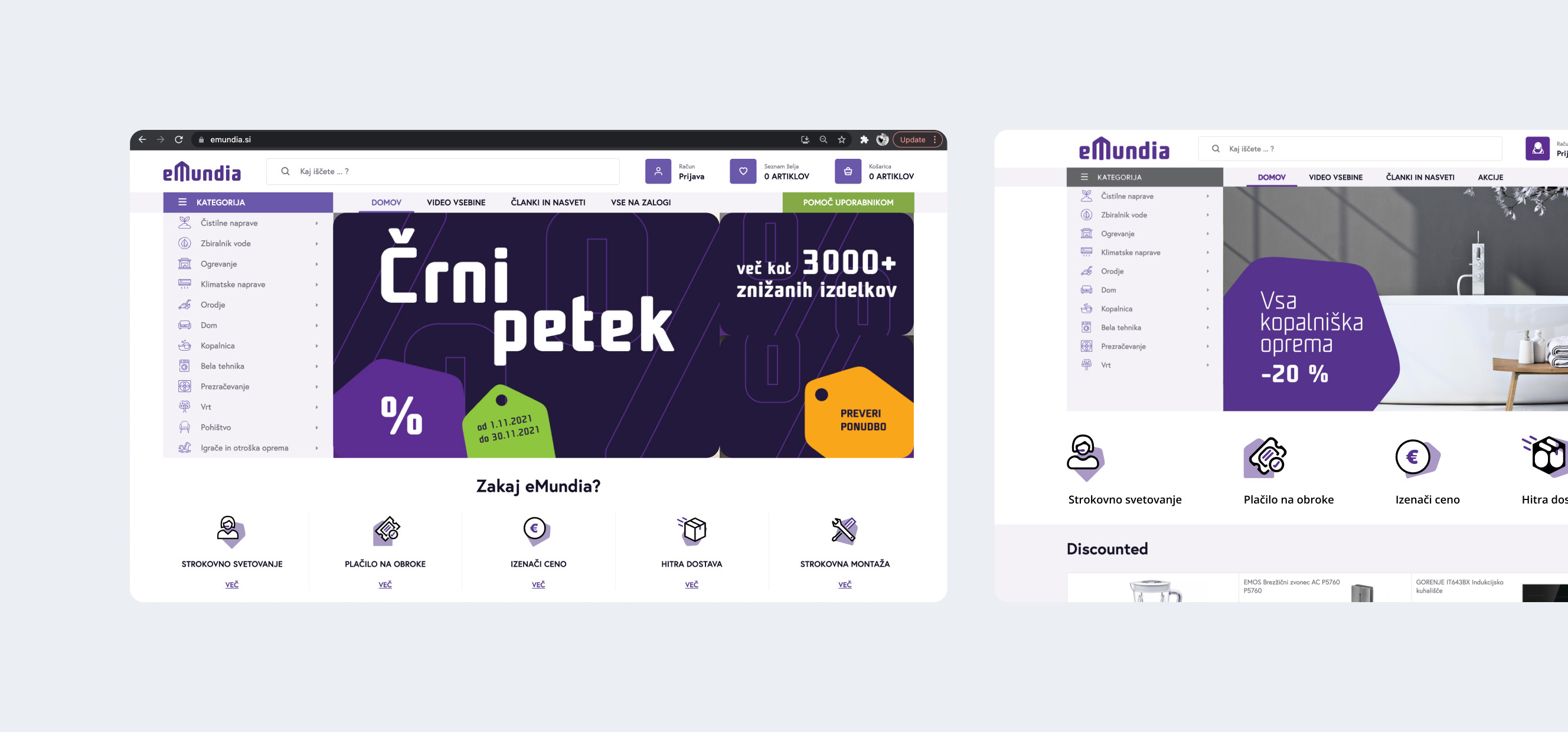 Emundia spletna stran