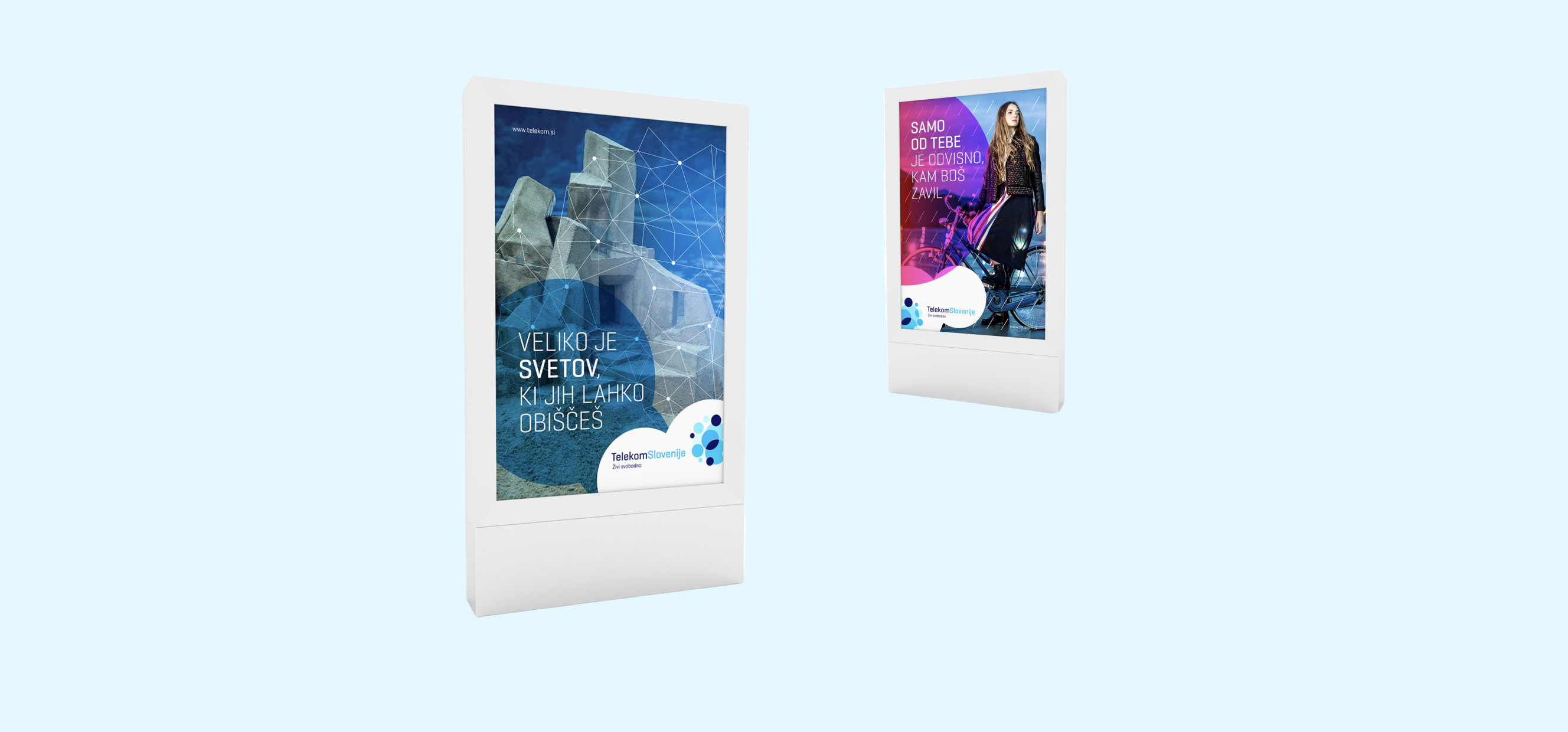 Telekom Slovenije mobilna spletna stran