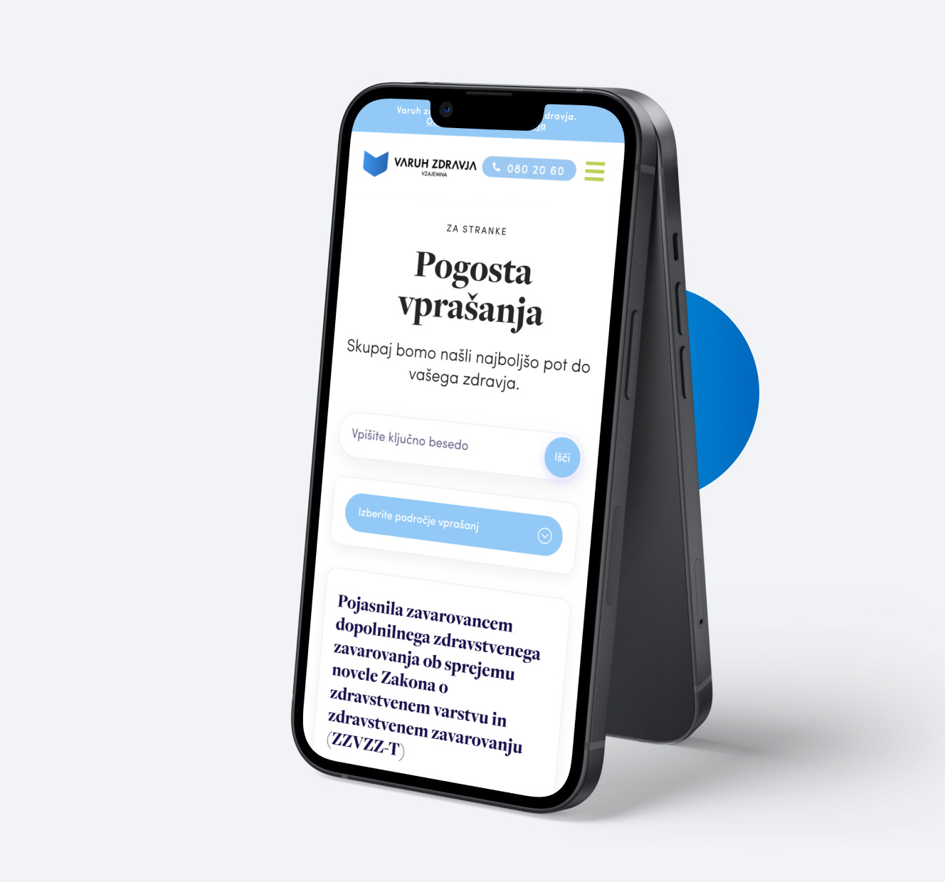 Vzajemna mobilna spletna stran