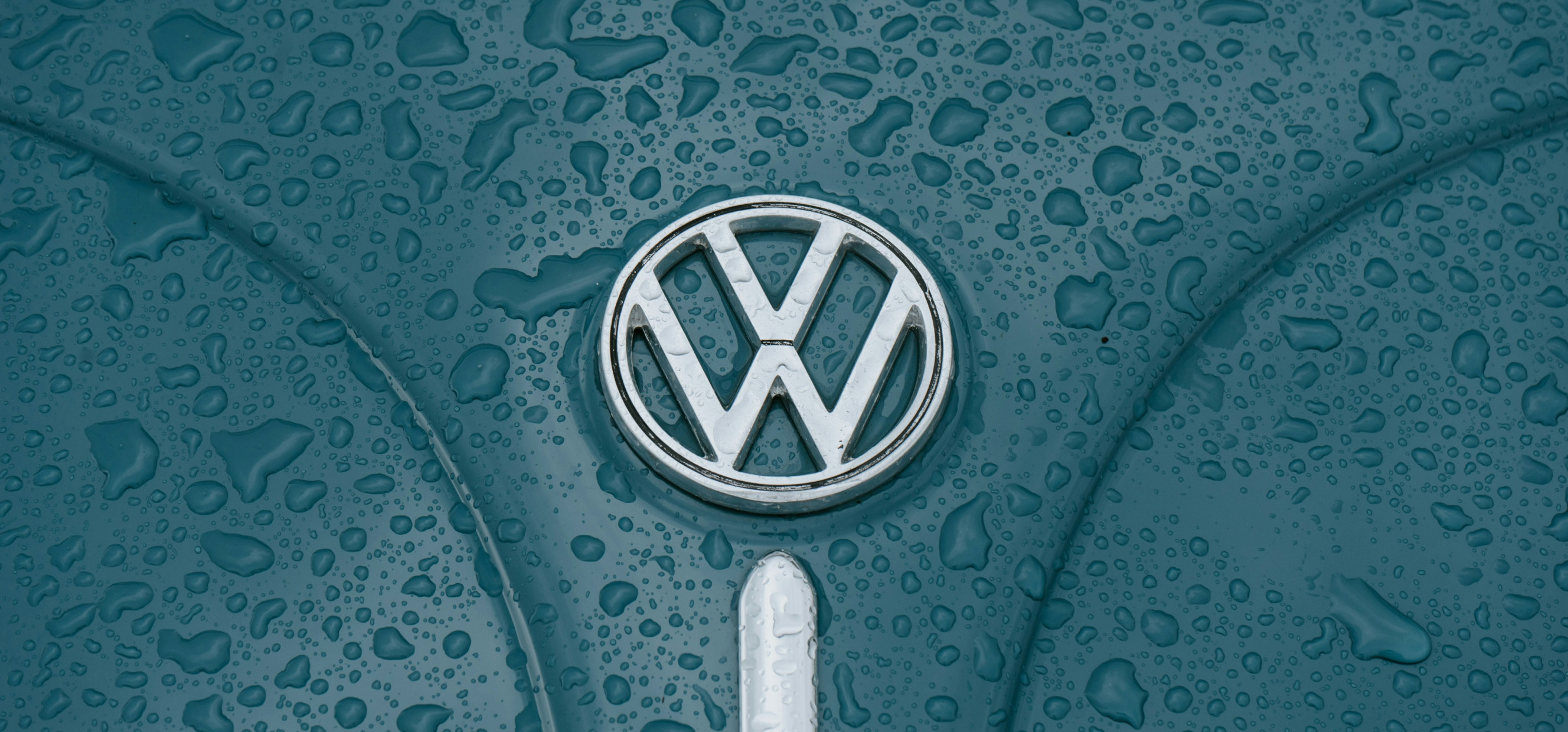 Volkswagen logo na avtu