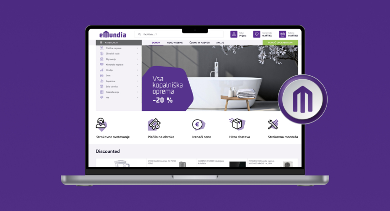 Emundia spletna stran