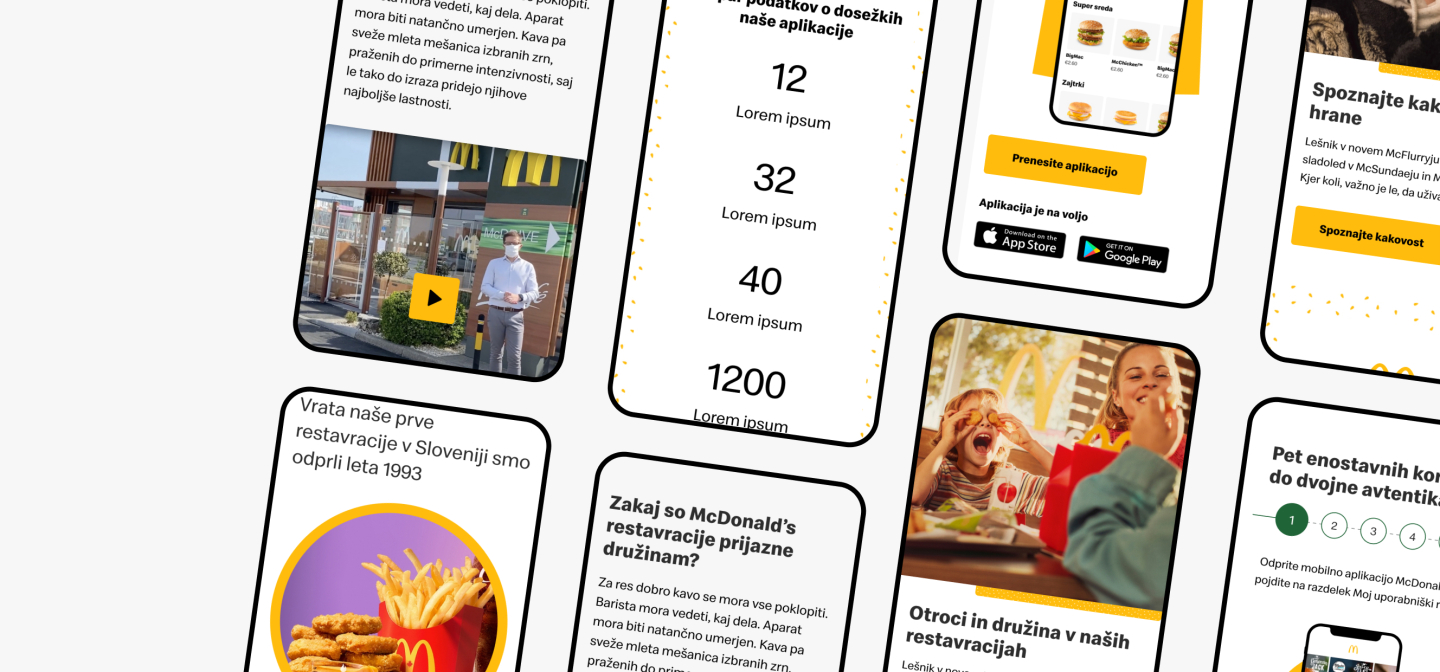 McDonald's mobilne naprave