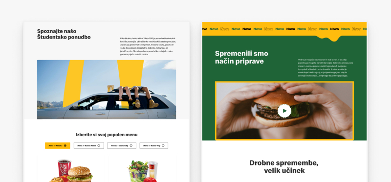 McDonald's spletna stran