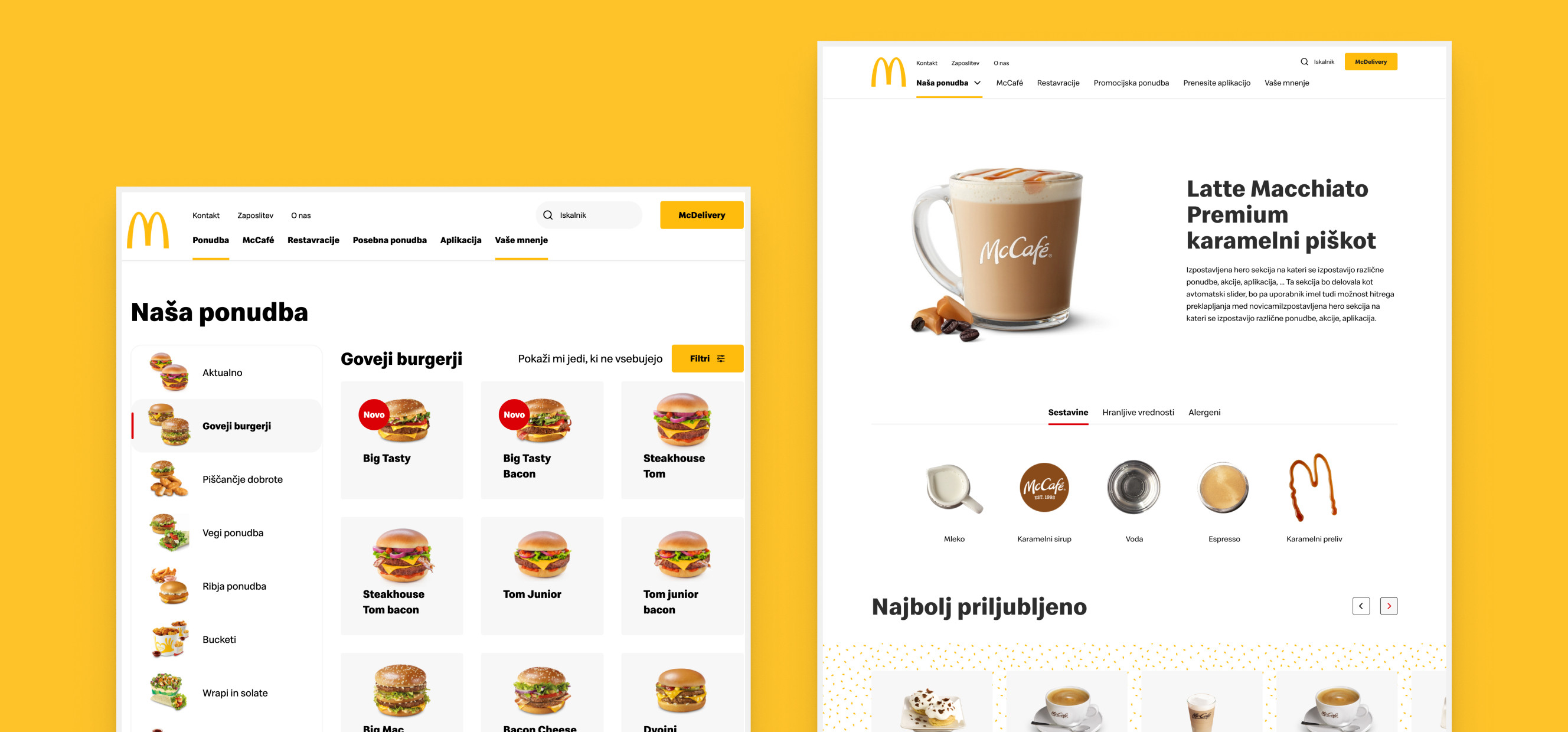 McDonald's prikaz ponudbe