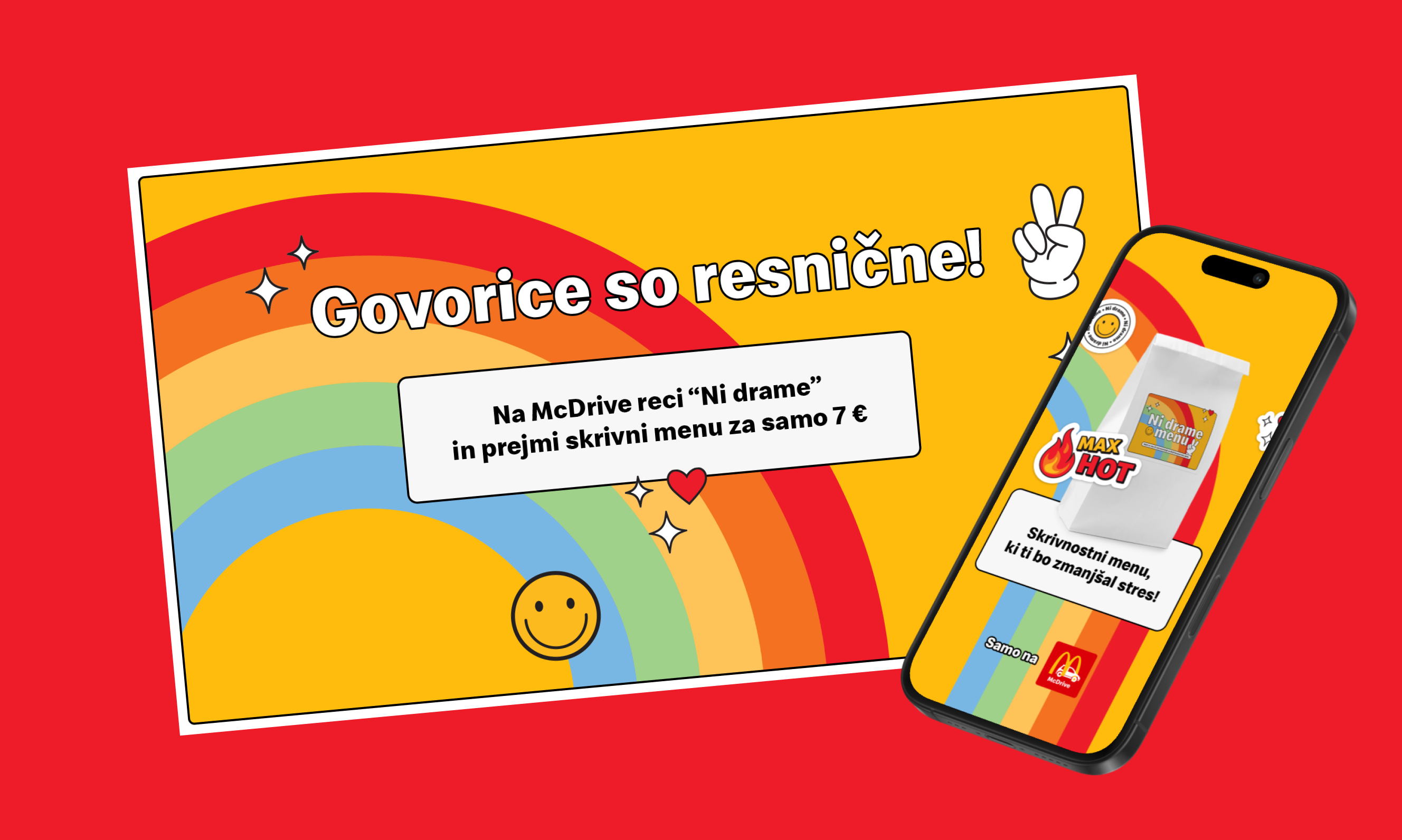 Ni Drame meni – McDonald's skrivnostni meni, ki znižuje stres